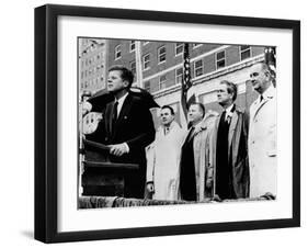 Morning of the Day of JFK's Assassination-null-Framed Photo