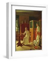 Morning of the Lady of the the Manor, 1823-Aleksei Gavrilovich Venetsianov-Framed Giclee Print