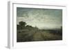 Morning on Arno, 1870-1872-Telemaco Signorini-Framed Giclee Print