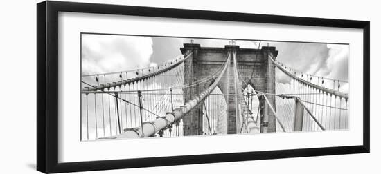 Morning on Brooklyn Bridge, NYC-null-Framed Giclee Print