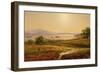 Morning on Lago Maggiore, 1860 (Oil on Canvas)-Thomas Worthington Whittredge-Framed Giclee Print