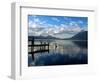 Morning on Lake Atitlan with Toliman Volcano, Panajachel, Solola, Western Highlands, Guatemala-Cindy Miller Hopkins-Framed Photographic Print