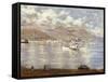 Morning on Lake Maggiore, 1896, by Enrico Reycend-null-Framed Stretched Canvas