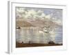 Morning on Lake Maggiore, 1896, by Enrico Reycend-null-Framed Giclee Print