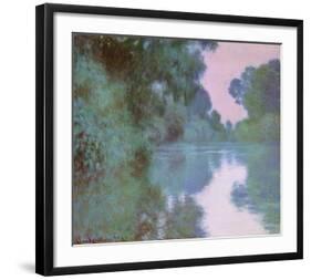 Morning On Seine-Claude Monet-Framed Art Print