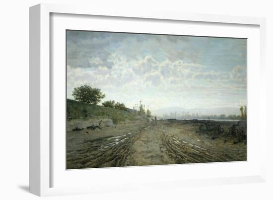 Morning on the Arno-Telemaco Signorini-Framed Giclee Print