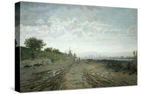 Morning on the Arno-Telemaco Signorini-Stretched Canvas