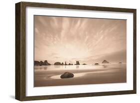 Morning on the Beach-Igor Svibilsky-Framed Photographic Print