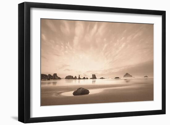 Morning on the Beach-Igor Svibilsky-Framed Photographic Print