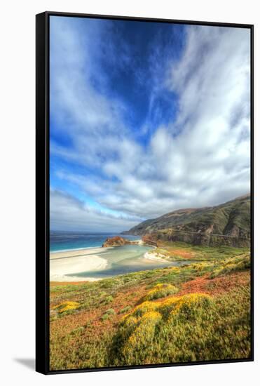 Morning On The Big Sur Coastline, California Coast-Vincent James-Framed Stretched Canvas