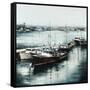 Morning on the Dock-Sydney Edmunds-Framed Stretched Canvas