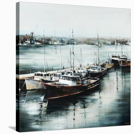 Morning on the Dock-Sydney Edmunds-Stretched Canvas