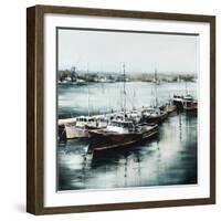 Morning on the Dock-Sydney Edmunds-Framed Giclee Print