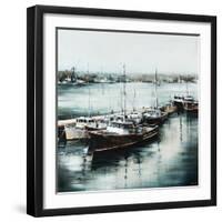 Morning on the Dock-Sydney Edmunds-Framed Giclee Print