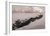 Morning on the Huangpu River-Shao Keping-Framed Premium Giclee Print