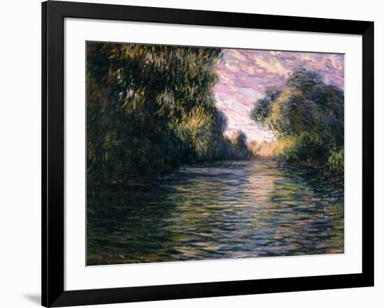 Morning on the Seine, 1897-Claude Monet-Framed Giclee Print