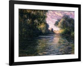 Morning on the Seine, 1897-Claude Monet-Framed Giclee Print