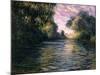 Morning on the Seine, 1897-Claude Monet-Mounted Giclee Print