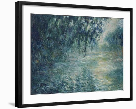 Morning on the Seine, 1898-Claude Monet-Framed Giclee Print