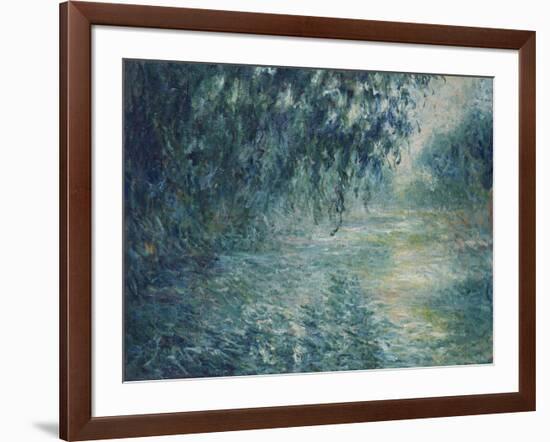 Morning on the Seine, 1898-Claude Monet-Framed Giclee Print