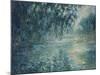 Morning on the Seine, 1898-Claude Monet-Mounted Giclee Print