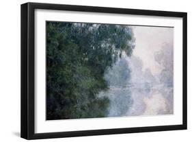 Morning on the Seine, Effect of Mist; Matinee Sur La Seine, Effet De Brume, 1897-Claude Monet-Framed Giclee Print