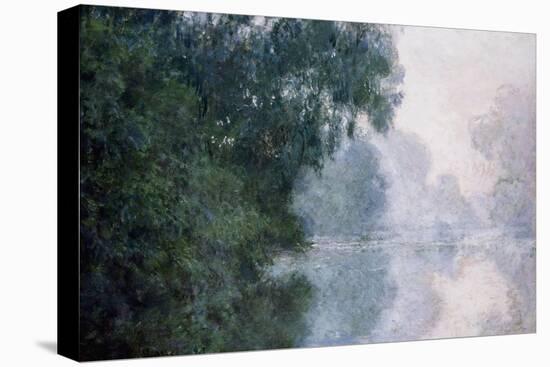 Morning on the Seine, Effect of Mist-Claude Monet-Stretched Canvas