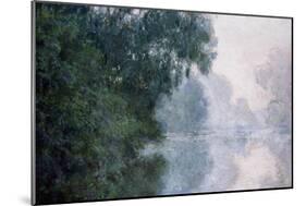 Morning on the Seine, Effect of Mist-Claude Monet-Mounted Giclee Print