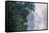 Morning on the Seine, Effect of Mist-Claude Monet-Framed Stretched Canvas