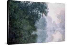 Morning on the Seine, Effect of Mist-Claude Monet-Stretched Canvas