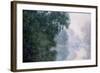 Morning on the Seine, Effect of Mist-Claude Monet-Framed Giclee Print