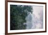 Morning on the Seine, Effect of Mist-Claude Monet-Framed Giclee Print