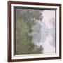 Morning on the Seine, Near Giverny, 1896-Claude Monet-Framed Giclee Print