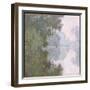 Morning on the Seine, Near Giverny, 1896-Claude Monet-Framed Giclee Print