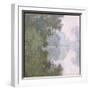 Morning on the Seine, Near Giverny, 1896-Claude Monet-Framed Giclee Print