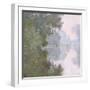 Morning on the Seine, Near Giverny, 1896-Claude Monet-Framed Giclee Print