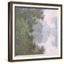 Morning on the Seine, Near Giverny, 1896-Claude Monet-Framed Giclee Print