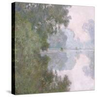 Morning on the Seine, Near Giverny, 1896-Claude Monet-Stretched Canvas