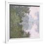 Morning on the Seine, Near Giverny, 1896-Claude Monet-Framed Giclee Print