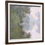 Morning on the Seine, Near Giverny, 1896-Claude Monet-Framed Giclee Print