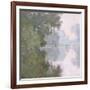 Morning on the Seine, Near Giverny, 1896-Claude Monet-Framed Giclee Print