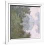 Morning on the Seine, Near Giverny, 1896-Claude Monet-Framed Giclee Print