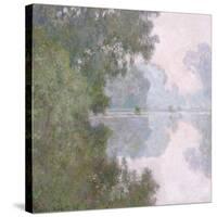 Morning on the Seine, Near Giverny, 1896-Claude Monet-Stretched Canvas