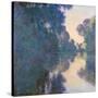 Morning on the Seine Near Giverny-Claude Monet-Stretched Canvas