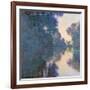 Morning on the Seine Near Giverny-Claude Monet-Framed Giclee Print