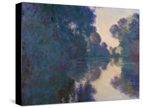 Morning on the Seine near Giverny-Claude Monet-Stretched Canvas
