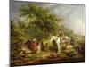 Morning, or the Benevolent Sportsman, 1792-George Morland-Mounted Giclee Print