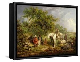 Morning, or the Benevolent Sportsman, 1792-George Morland-Framed Stretched Canvas