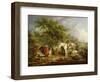 Morning, or the Benevolent Sportsman, 1792-George Morland-Framed Giclee Print