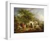 Morning, or the Benevolent Sportsman, 1792-George Morland-Framed Giclee Print